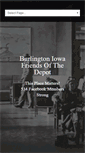 Mobile Screenshot of burlingtoniowafriendsofthedepot.org
